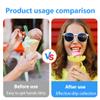 HQRKOTM Pack of 4 children's ice holders, silicone ice holder on a stick, ice holder for children, silicone ice holder on a stick, leak-proof ice holder, a, A view 4