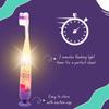 Disney Stitch Kids LED Toothbrush with 2 Minute Flashing Light Timer, Soft Bristles, Non-Slip Handle & Suction Cup for Children Aged 3-14 Years Old, BPA-Free & Non-Toxic Kids Light Up Toothbrush view 2