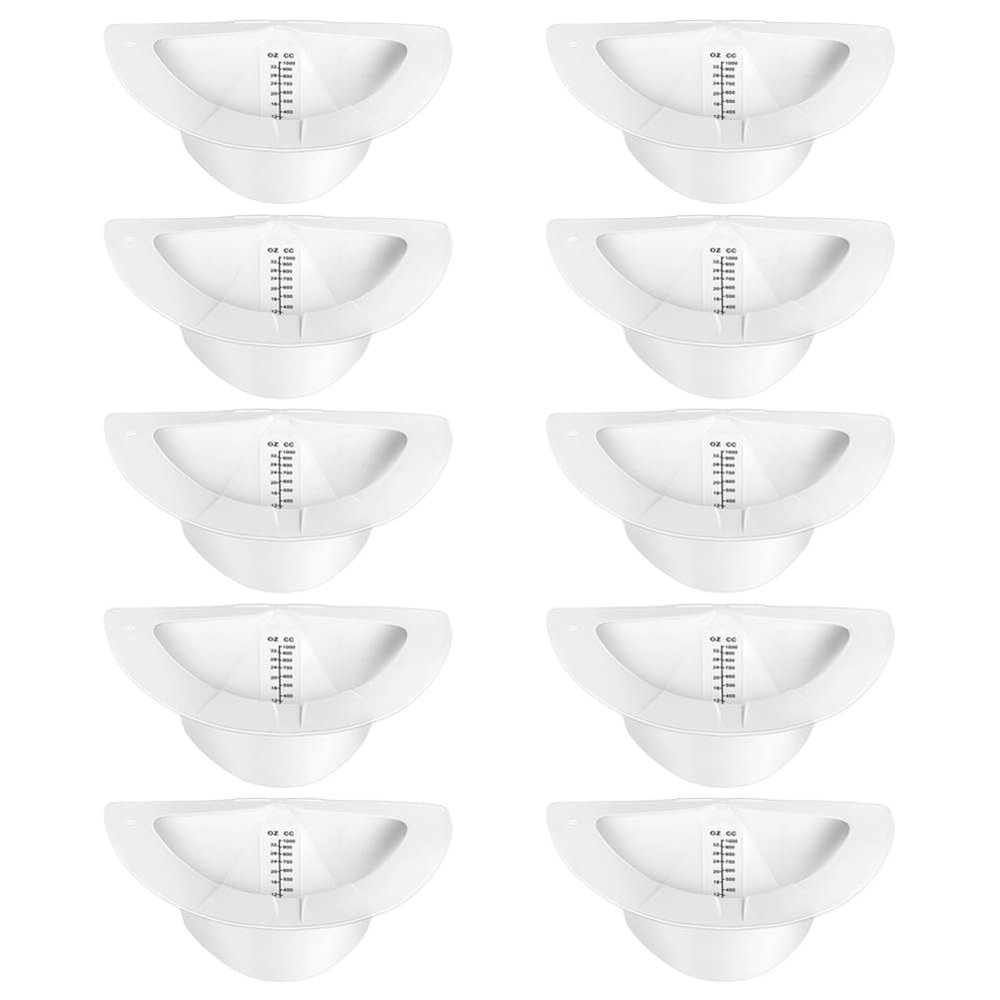 Cpolebev 10Pcs Urine Collection Hat for Toilet-Female Urinal Stool Sample Collection, Toilet Hats,Urine Collector 32oz/1000cc