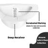 Cpolebev 10Pcs Urine Collection Hat for Toilet-Female Urinal Stool Sample Collection, Toilet Hats,Urine Collector 32oz/1000cc view 4