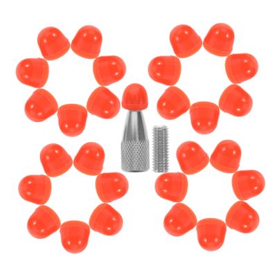 CTIRCHIU Auto Body Dent Tool Kit Easily Switch Out Heads 48pcs and with Alloy and Plastic Hammer Replacement Heads Effectively Repairs Dents for Automotive Body Repair