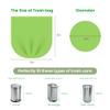 NYEONHRT Biodegradable Compost Bags Recycling Garbage Bags Compostable Bags for Kitchen/garden Extra Thick Trash Bags with US BPI ASTM D6400 and Europe EN13432 Certified, 100 Count, 8L, 2.1Gal view 2