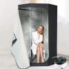 FHRKA Portable Steam Sauna Box, Personal Sauna Tent Kit for Home Spa, Indoor Sauna Relaxation with Steam Generator view 1