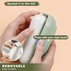 MHwan Lint Roller, Reusable, Pack of 2, Washable, Portable Drum, Extra Wide 14 cm, Durable and Designed for Years of Use, for Clothes Lint, Pet Hair, Dust, Dirt view 4
