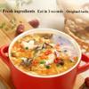 Freeze-Dried vegetable Soup,Fresh Mushrooms Sour and hot taste (4/8/24bags) Dry Soup Mixes,Healthy breakfast,Instant Meals,Side dishes,Vegan,Miso soup (Mushroom flavor,8packs) view 4