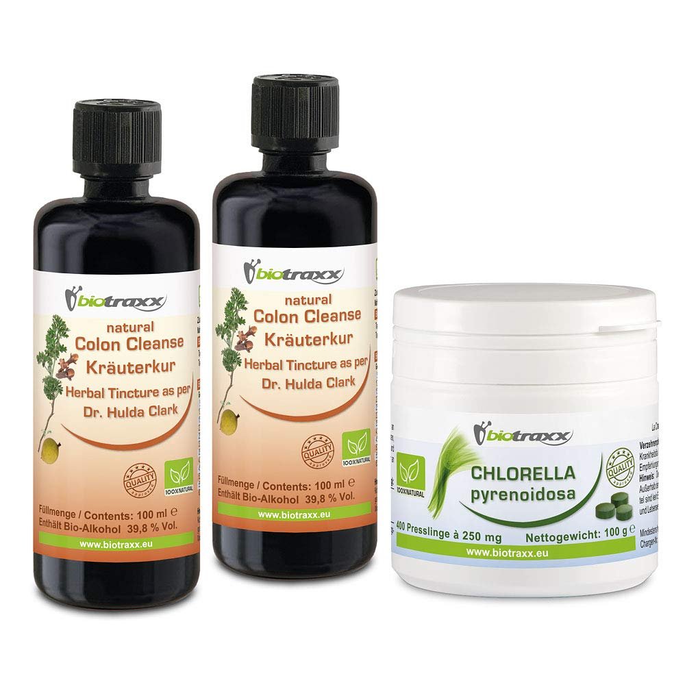 Herbal Detox for Humans Full Cleanse 12 Days Pack - Black Walnut, Clove & Wormwood for Gut Health - Vegan & Non-GMO, Gluten Free, 100% Pure and Natural - Germany
