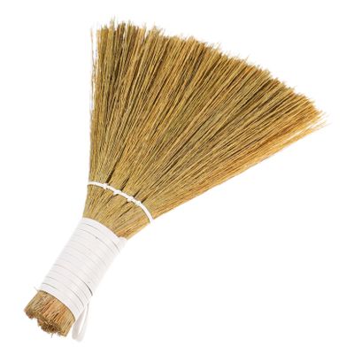 TOYANDONA Small Miscanthus Broom for Desk and Cleaning Portable Handheld Mini Broom Compact Design for Tabletop Sofa and Couch Use Desk Dust Brush