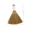 TOYANDONA Small Miscanthus Broom for Desk and Cleaning Portable Handheld Mini Broom Compact Design for Tabletop Sofa and Couch Use Desk Dust Brush view 2
