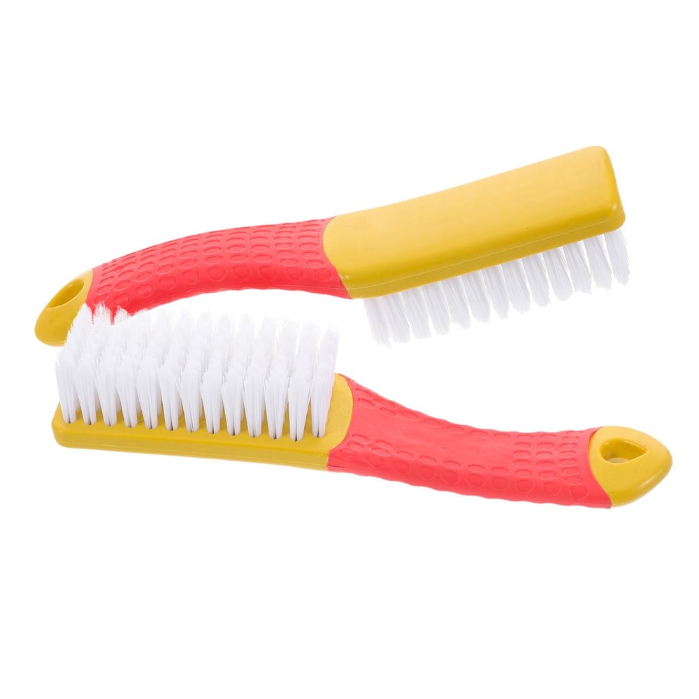 KOCKSHION 2pcs Nano Soft Bristle Cleaning Brush for Shoes and Clothes Multifunctional Stain Removal Tool Gentle Care for Fabrics and Footwear and Resilient Design