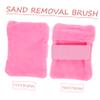 LIFKOME Sand Removal Brush for Beach Cleaning Portable Soft Remover Pouch for Beach Gear Bag for Sand Removal view 3