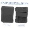 Mobestech Beach Sand Remover Bag Coral Fleece Portable Pouch view 3