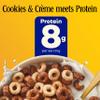 Cheerios Cookies & Crme Protein Cereal, Gluten Free, 8g Protein per Serving, Whole Grain Oats, 11.2 oz Box view 3