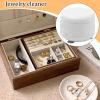 Bexdug Ultrasonic Jewelry Cleaner - Electric Jewelry Retainer Machine,Leakproof Design Deep Cleaning Tool for Necklaces, Glasses, Bracelets, Dentures, Shavers, Earrings view 2