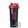 BlenderBottle Shaker Bottle Pro Series Perfect for Protein Shakes and Pre Workout, 28-Ounce, Red/Blue (Boston Red Sox)