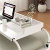 Overbed Table Extendable With Wheels, Height & Length Adjustable Mobile Computer Workstation, Hospital Table On Bed For Twin/Full/Queen/King Size Bed Frame view 2