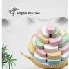 Instant fragrant rice cake, yam millet bean paste cake, old traditional mixed fruit flavor desserts, substitute breakfast biscuits, nutritious coarse grain cookies, Dim sum (Creamy,6 bags) view 3