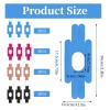 ExcellaElite 12 PCS Knee Tapes for Knee Pain Kinesiology Tape Pre Cut Waterproof & Elastic for Knees Shoulders Ankles Wrists Reduce Damage for Muscle Discomfort Relief for Running,Hiking,Riding view 2