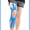 ExcellaElite 12 PCS Knee Tapes for Knee Pain Kinesiology Tape Pre Cut Waterproof & Elastic for Knees Shoulders Ankles Wrists Reduce Damage for Muscle Discomfort Relief for Running,Hiking,Riding view 4