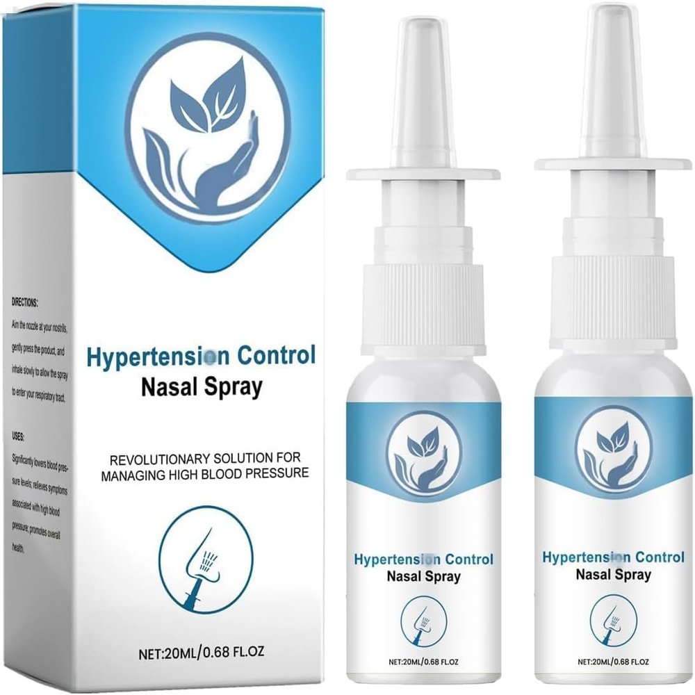 PETSBURG Hypertension Control Nasal Spray, Nasal Spray, NasalSpray Blocked Nose, 20ml (2pcs)
