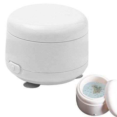 Jewelry Cleaning Machine - Household Jewelry Retainer Machine | Leakproof Design Deep Cleaning Tool for Necklaces, Glasses, Bracelets, Dentures, Shavers, Earrings