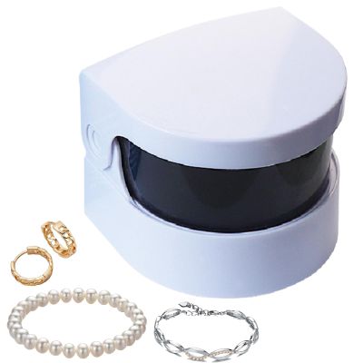 Portable Jewelry Cleaner | Household Jewelry Retainer Machine,Leakproof Design Deep Cleaning Tool for Necklaces, Glasses, Bracelets, Dentures, Shavers, Earrings