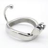Men's Silver Stainless Steel Ventilated Breathable Protection Cage (40mm/45mm/50mm) (50mm) view 4