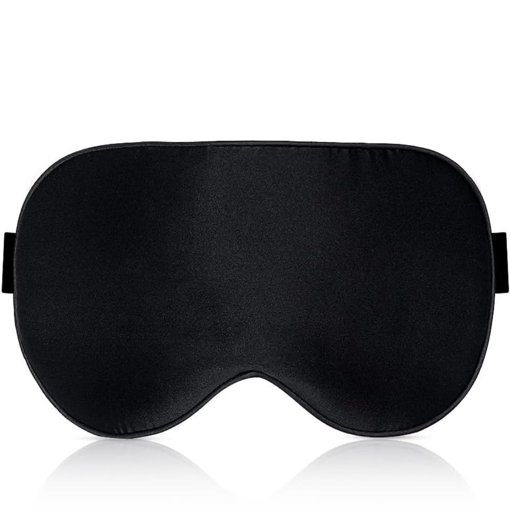 100% Blackout Mask for Eyes for Sleeping Sleep Mask - Zero Eye Pressure Blackout Sleeping Eye Mask with Adjustable Strap, Premium Black Eye Mask or Blindfold