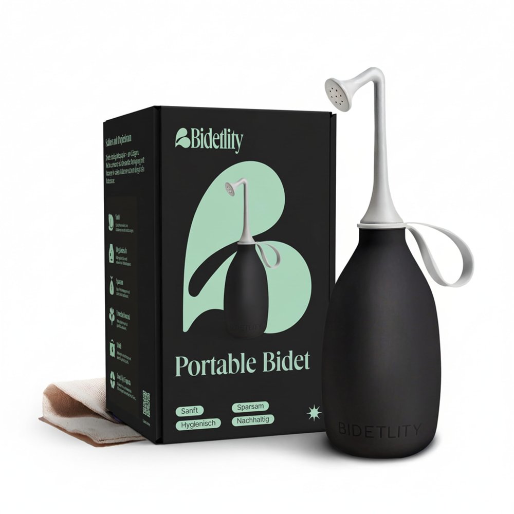 Bidetlity Bidet, Portable Bidet, Intimate Shower 3.0, Travel Bag, Bpa Free
