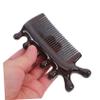 Healeved Sandalwood Portable Hair Detangling Tool Scalp Massage Comb with Five Fine Teeth for Scalp and Arms, for Daily Routine Massage and Relaxation view 4