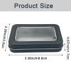 4 PACK Dental Flosser Portable Case, with Transparent Window, Refillable Floss Holder, Travel Floss Picks Case with Dustproof Lid for Cotton Swabs Hair Ties Floss view 2