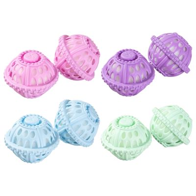 Laundry Balls Washing, Non Detergent Balls, Anti Knot Home Cleaning Supplies, Laundry Ball Clean for Drying Reusable Fabric Softener Alternative, 3.35x2.76 Inches