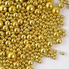 130g Edible Pearls for Cake Decorating, Gold Cake Sprinkles, Pearl Sprinkles, Edible Sugar Balls Mix for Cupcake Topper Baking Decorations On Baby Shower Birthday Wedding Christenings & Parties view 1