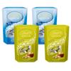 Lindt Lindor Chocolate Truffles Gift Set, Milk White and Pistachio Flavours, 4 Boxes view 1