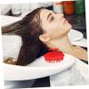 4pcs Round Shower Scalp Brush for Hair Washing, PP Massager view 4