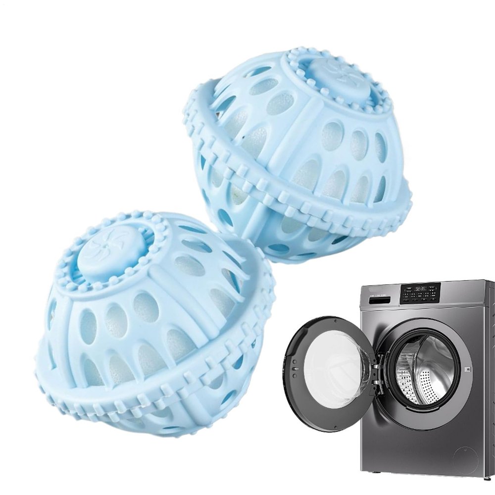 Laundry Balls For Washing Machine,Laundry Balls Non Detergent For Dryer - Odor Remover, Household Cleaning Supplies For Home, Travel, Laundromat, College Students