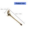 2 Pieces Retro Ear Pick Guanyin Hand Flower Ear Spoon Ear Waxed Removal Tool Buddhas Hand Ear Scoops for Ears Cleaning view 4
