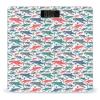 Colorful Shark Digital Scales for Body Weight - Bright LCD Display Digital Weight Scales Bathroom with Automatic Power On/Off - Sturdy Tempered Glass Surface view 1