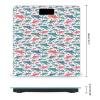 Colorful Shark Digital Scales for Body Weight - Bright LCD Display Digital Weight Scales Bathroom with Automatic Power On/Off - Sturdy Tempered Glass Surface view 2