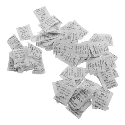 GALPADA 50pcs Food Grade Silica Gel Packets 5 Gram Each Moisture Absorber for Storage with Design Safe for Clothing, Shoes, Electronics, and Jewelry Moisture Control