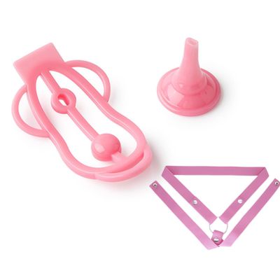 Chastity Clip with Piskelmopp and Chastity Belt for Men Chastity Cage for Men Chastity Cage for Men Chastity Cage for Men (Pink)