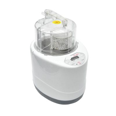 EDEDE Sauna Heater, 4L Upgrade High-lid Steamer Fumigation Machine, Household Sauna Steam Sweating Steam Machine, 2kW Can Directly Cook Medicine for Home Sauna SPA