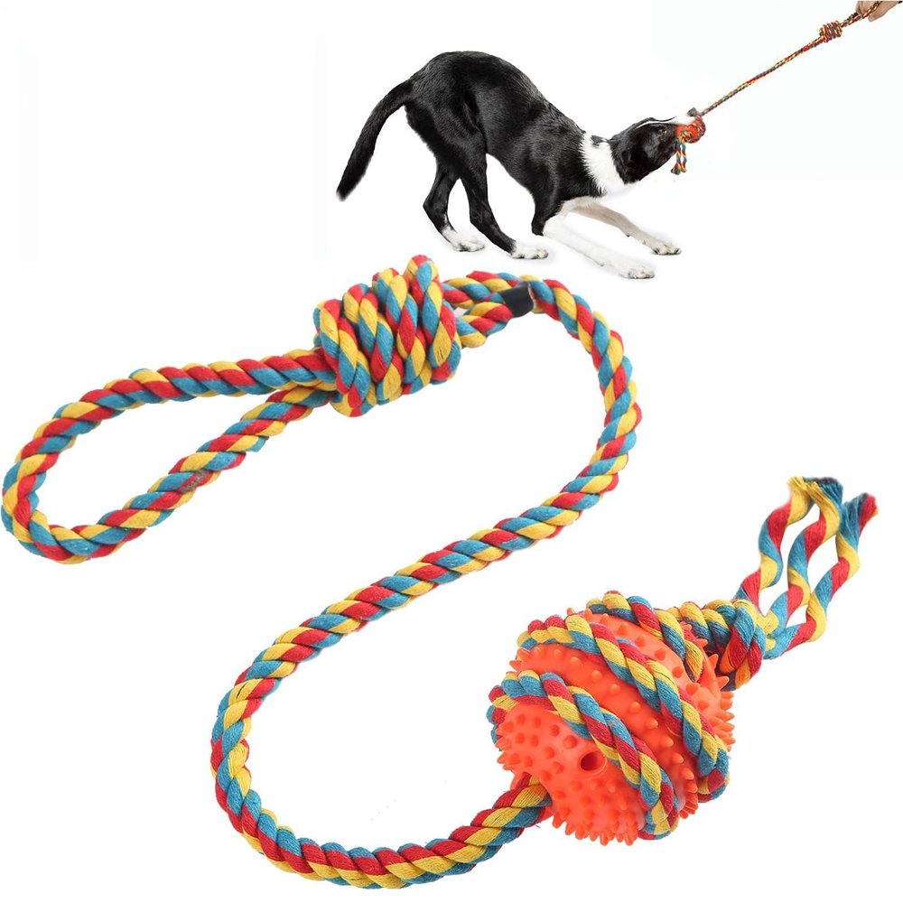Esncddym Dog Toys for Aggressive Chewer | Puppy Entertainment Chewer Teething Toys - Tough Pet Training Teeth Cleaning Accessories for Lovers, Families