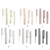10 set 4pack/lot Ergonomic Handle For More Comfortable Hair Combing Experience More Comfortable To Hold Metal Hair Cutting Comb, Glossy black view 3