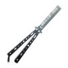 2 set Stylish Butterfly Comb Hair Trimmer Brush Pocket Combs for Training Camping Hiking Practice Stainless Style A view 2