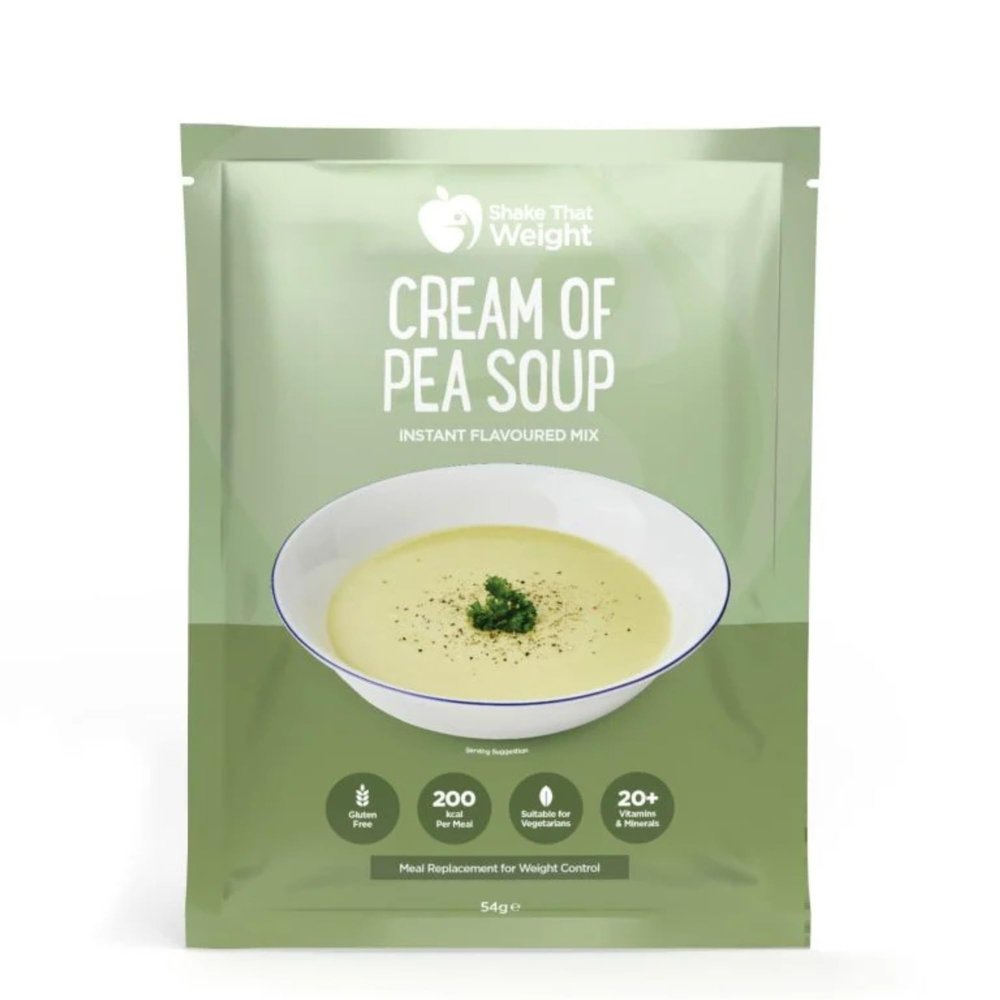 Shake That Weight 10x Cream of Pea Soup | High Protein Diet Meal Replacement. Low Calorie Diet Plan, Enriched with Essential Vitamins & Minerals. Gluten Free, Vegetarian.