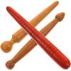 3Pcs Wooden Stick Hand Massager Foot Acupressure Pen Face Man view 2