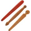 3Pcs Wooden Stick Hand Massager Foot Acupressure Pen Face Man view 3