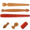 3Pcs Wooden Stick Hand Massager Foot Acupressure Pen Face Man view 4