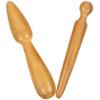 2Pcs Foot Massagers Acupressure Stick Wooden Roller Scroll Wheel Acupoint Facial Rollers(11.5x1.5x1.5cm) view 2