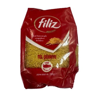 Filiz'S Pasta Tel Sehriye 500G Vermicelli Style Delicious and Tasty Easy to Cook Product of Turkey Pack of 1